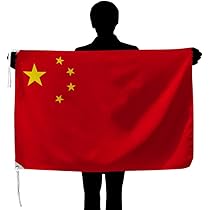 Amazon | TOSPA 中国 国旗 NO1 70×105cm テトロン製日本製